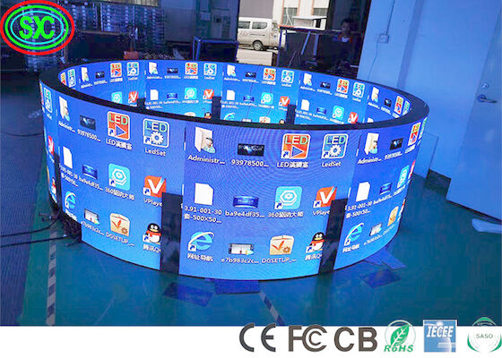 360° All'aperto Colonna a colori sfera LED Display Screen Building Billboard