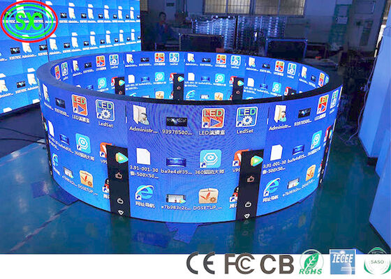 Display LED a 360 gradi a colonne a colonne a colonne all'aperto