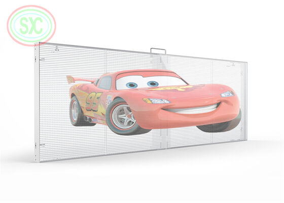 Materiale dell' armadio Display LED trasparente in alluminio con media di 1000 ore senza guasti