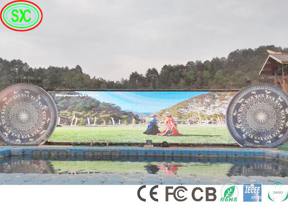 P3.91 6000nits Display LED stage impermeabile SMD2121 HUB Connessione schermo LED a colori