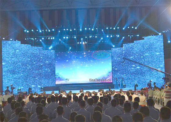 Indoor P2.5 Rental HD Full Color Led Display Scenario Sfondo Led Display Grande schermo