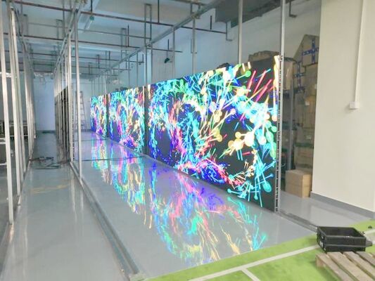 2000 cd/mq Luminosità schermo LED trasparente, cartelloni pubblicitari a LED a colori