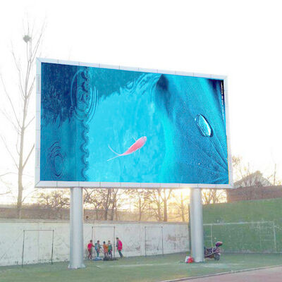Pubblicità Installazione fissa 6500cd Alto luminosità P6 Outdoor Full Color LED Screen