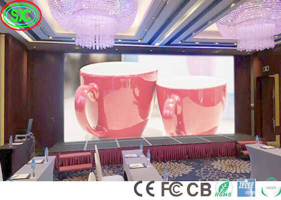 Noleggio 1200nits P3.91 Indoor Full Color LED Display 450W full color led display