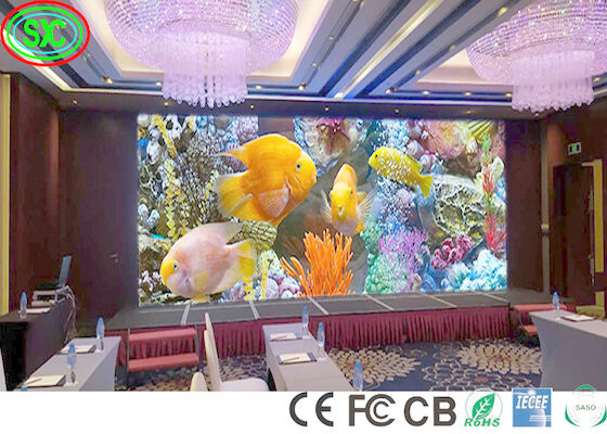 Noleggio 1200nits P3.91 Indoor Full Color LED Display 450W full color led display