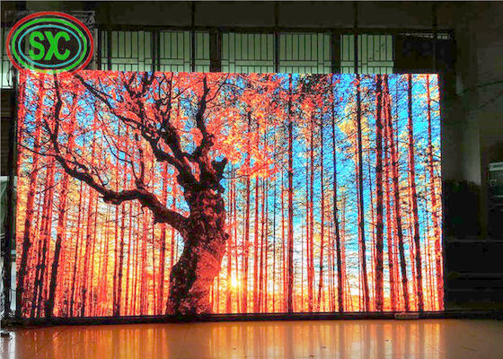 P4 indoor senza soluzione di continuità sfondo del palcoscenico a parete a LED ad alta frequenza di aggiornamento di 3840Hz