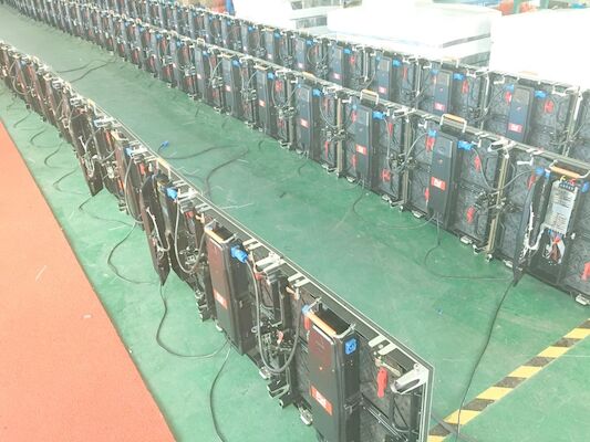 P3.91LED Video Screen Indoor Noleggio SMD1921die Base in alluminio fuso