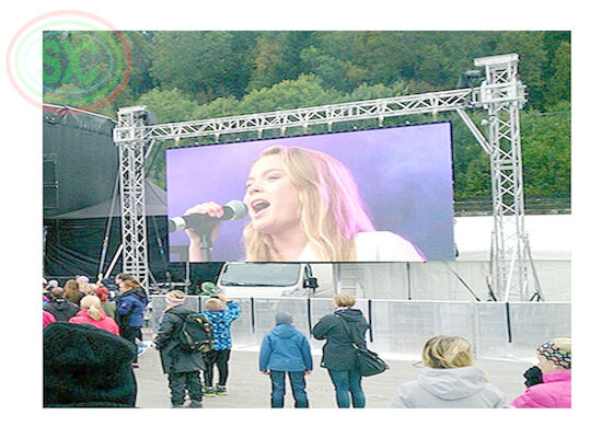 P3.91 schermo LED a parete, telecomando a display HD LED con tutti gli accessori