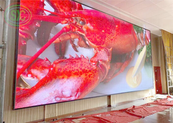 7680Hz schermo a LED a parete interno a LED P2.6 P2.9 P3.91 P4.82 schermo a LED con processore video VX400