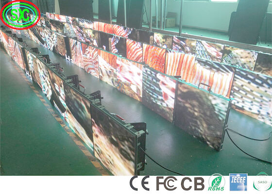 900cd/m2 SASO IECEE Scenic Led Screens P3.91 7056 Dots Stage LED Video Wall led stage background screen
