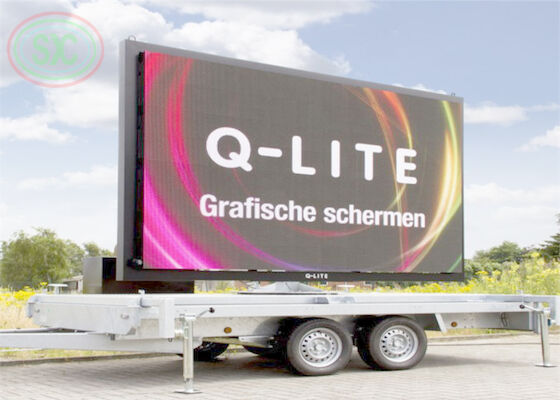 Personalizzazione di segnale di rimorchio a LED mobili all'aperto LED display anti-colisione per pubblicità commerciale