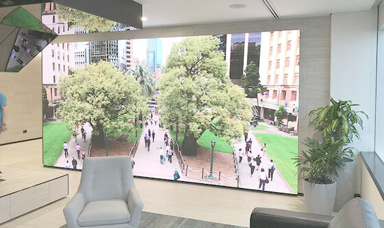 Fine Pitch Alta risoluzione e luminosità P1.875 Indoor Giant LED Display Cartelloni pubblicitari a colori