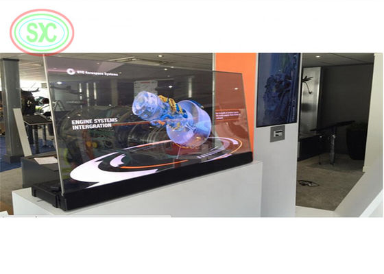 1R1G1B Display trasparente a LED per tende IP43 62500 punti/mq Garanzia di 3 anni