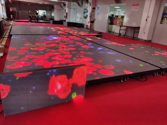 Indoor Outdoor P4.81 Full Color LED Dance Floor Panel 1000x500mm Garanzia di 3 anni