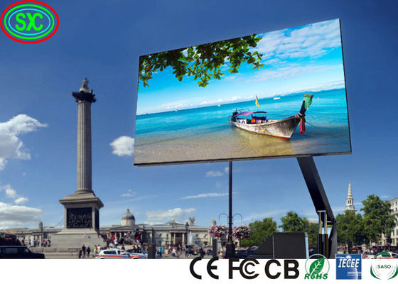 Il pantalla gigante di pubblicità elettronico all'aperto su ordinazione della visualizzazione del hd di p8 p10 ha condotto il tabellone per le affissioni digitale del ledwall esteriore