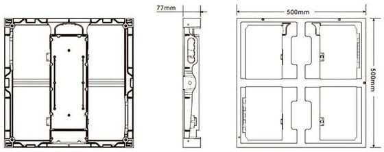 Display full color HD Led Video Wall P3.91 In esterni impermeabile ad alta luminosità Per Event Rental