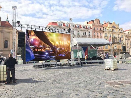 Display LED all'aria aperta P4 a noleggio 3 anni di garanzia