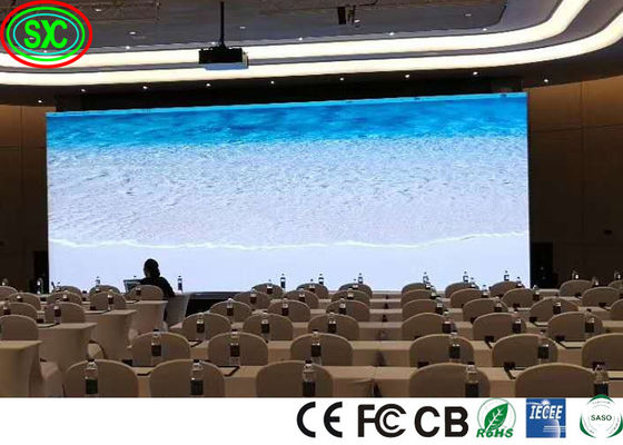 IP43 SMD2121 65410 Dots /Sqm Rental Led Display P3.91 1R1G1B Per concerti
