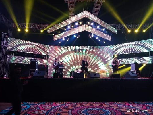 P3.91 Indoor HD Stage LED Screen 64x64 Dot Matrix Per noleggio e appesa