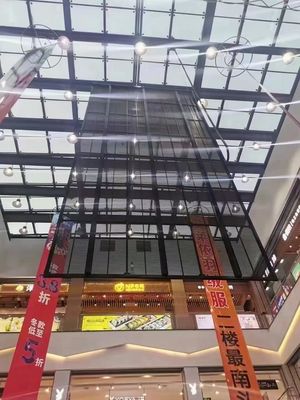 Pubblicità P3.91 schermo LED trasparente