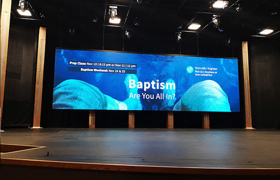 P3.91mm Full Color Rental LED Screen 6000cd/m2 Luminosità