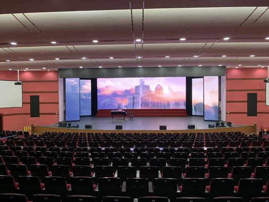Full Color Hanging Stage Background Panel di noleggio P3.91 schermo a LED per concerto