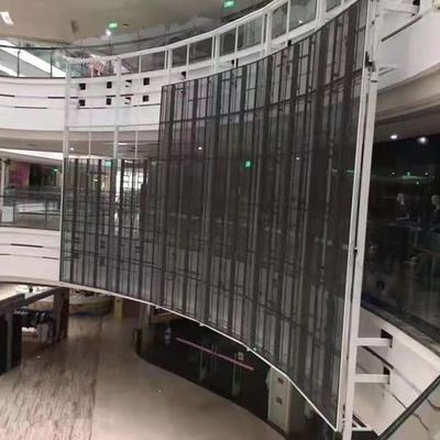 Pubblicità P3.91 schermo LED trasparente