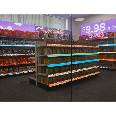 Nuovo articolo Schermo a scaffale COB a passo ridotto P1.87 Utilizzato in supermercati/club/negozi Segnaletica a LED a striscia per scaffali interni