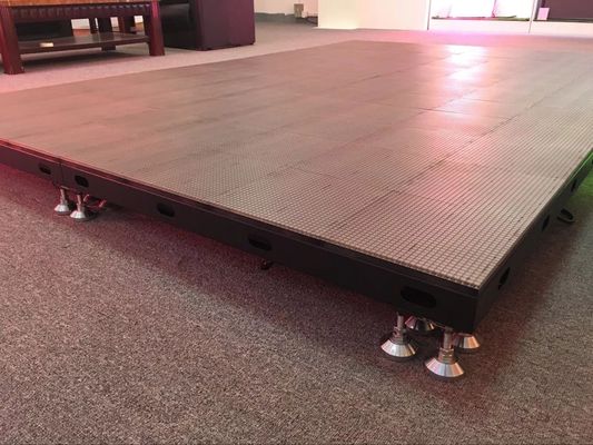 P3.91 Illuminazione a LED a colori interni Pavimento da ballo 250*250mm Modulo LED 65410 punti/metro quadrato