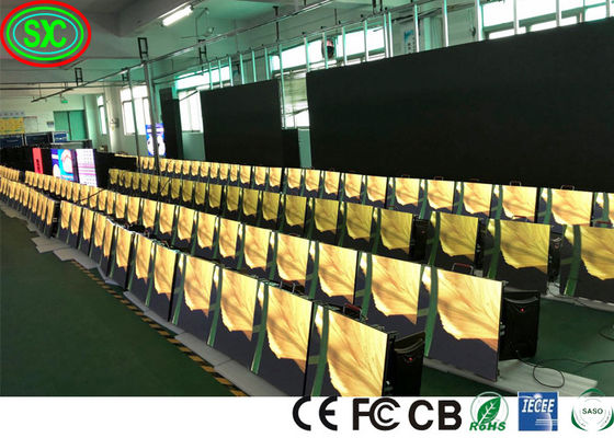 Prezzo buono interno a colori P1.875 P2 P2.5 noleggio palcoscenico sfondo hd big media led display screen led video wall panel in linea