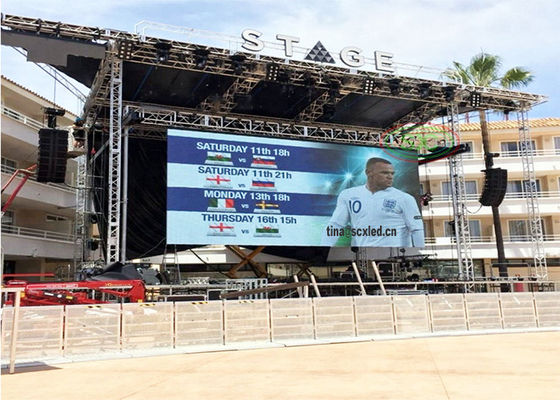 Affitto interno P3.91 schermo video a LED a colori per il sfondo del palco