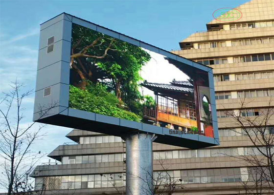 5000 cd/mq Alta luminosità esterno a colori pieni Display LED impermeabile P6 LED Cartelloni pubblicitari