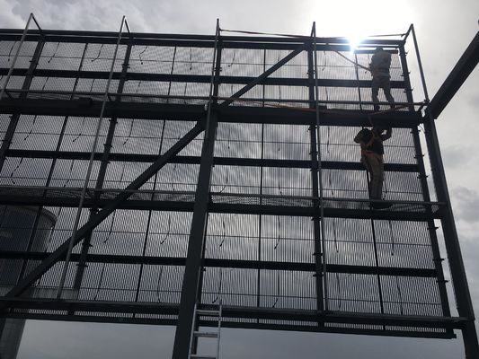 Schermo LED trasparente a colori P3.91-7.82 1000x1000mm Display in vetro