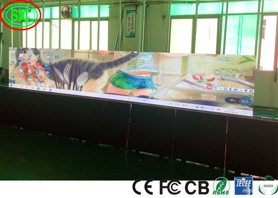 SMD2121 Display LED a noleggio interno 9500K P2.5 Colore completo 350W/SQM Display LED a LED a colore pieno