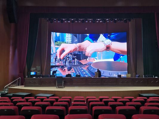 Display LED a colori interni ad alta definizione P4 per palcoscenico con design sottile e leggero