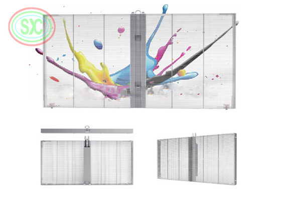 Display a LED trasparente in alluminio G7.82-7.82 per performance