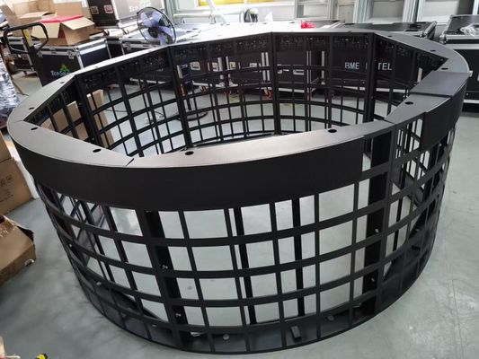Modulo curvo molle dell'interno creativo dell'interno dello schermo di visualizzazione P2.5 dell'esposizione di LED di colore pieno 320x160mm LED