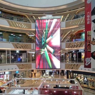 Display trasparente di cartelloni a LED cilindro 62500 punti/metro quadrato SMD2121