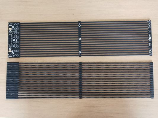 Pubblicità P3.91 schermo LED trasparente