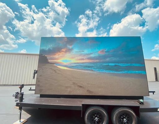 All'aperto a colori completi Alta luminosità Grande schermo a LED P5 640*640mm Cartellone LED fisso pubblicitario