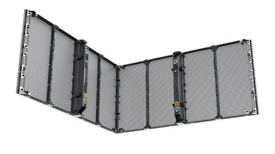 HD Full Color Video Advertising Led Screen G3.91-7.82 Vetro interno vetro trasparente LED Display