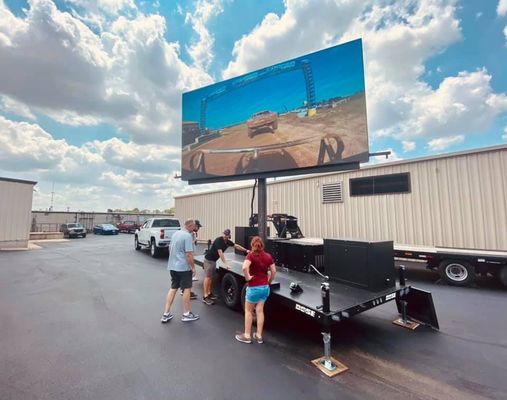 P6 Pannello di visualizzazione LED esterno 576x576mm IP65 impermeabile 5000cd/mq