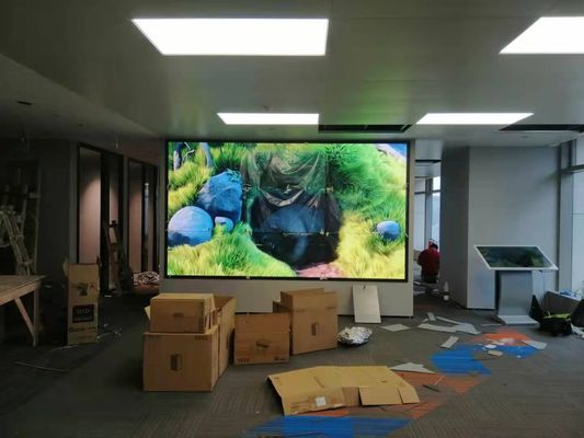 Pannello display LED a colori per interni P3, parete video LED ad alta definizione per chiese con rilevamento errori e doppio backup