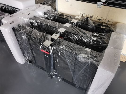 Schermo video LED trasparente P3.91 HD per pubblicità interna, garanzia 3~5 anni