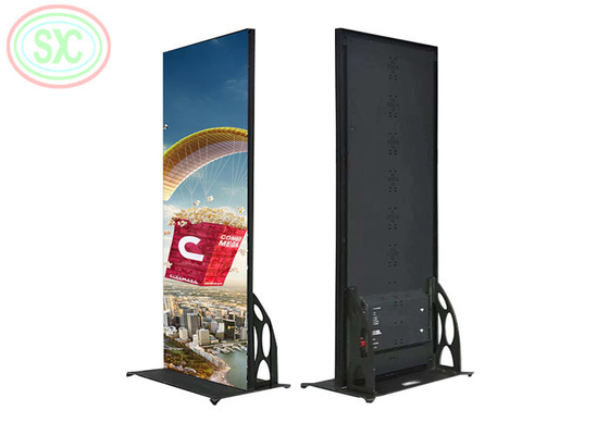 4k senza cuciture poster in piedi su pavimento interno LED display P2.5 LED segno mobile
