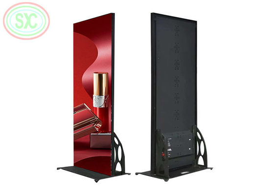 4k senza cuciture poster in piedi su pavimento interno LED display P2.5 LED segno mobile