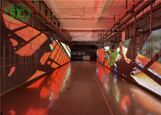 Display LED trasparente a chip di cristallo di vetro HD rimovibile