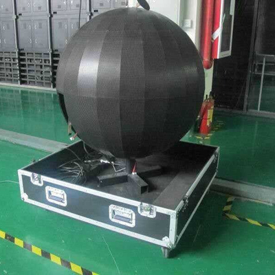 360° All'aperto Colonna a colori sfera LED Display Screen Building Billboard