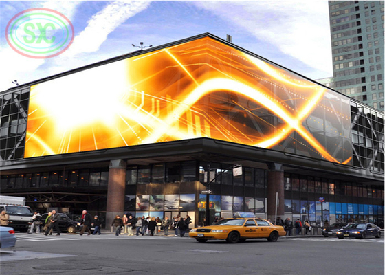 Adjustabile angolo gigante all'aperto LED cartellone personalizzare pannello a LED al centro della città
