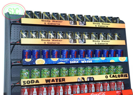 Schermo LED da scaffale P1.875 a colori a passo fine 900x60mm 800cd/mq Display per interni